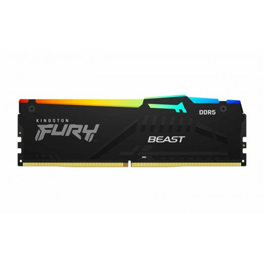 Kingston FURY Beast (KF560C36BBEA-8) 8GB System Memory, 6000MT/s, DDR5, CL36, DIMM, RGB, Black