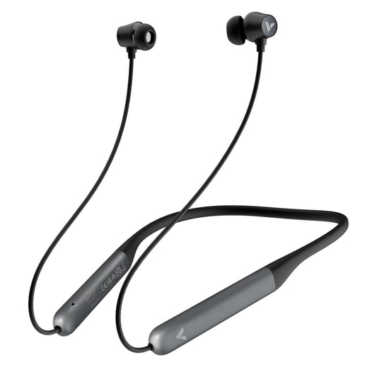 Verbatim TruSound ANC Neckband Earbuds, Wireless Bluetooth 5.4, Active Noise Cancellation - Black